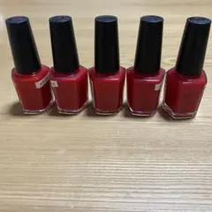 シャレドワ　5 赤ポリッシュ　ネイル検定 2.3級　カラーポリッシュ