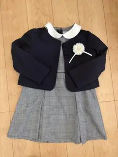 B:MING BY BEAMS チェック柄ドレスセット 130