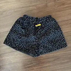 グローバルワークス　水玉模様 グレー　リバーシブル　半ズボン 100cm~