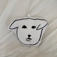 GANADI ガナディ もこもこフェイスポーチ D
