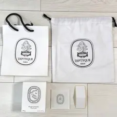 DIPTYQUE 空箱 ショッパー 巾着付き