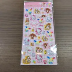 サンリオキャラクターズ　ラメ入り樹脂もりシール