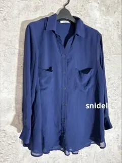 ☘️snidel シアー ブラウス 長袖 ポケット 春夏 上品のサムネイル