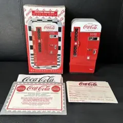 昭和レトロ♪1996年 コカ・コーラ 自動販売機型 ミュージック付貯金箱