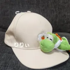 おまけつき USJ限定 ヨッシー マスコット付きキャップ 新品 スーパー