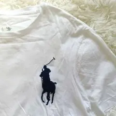 美品　Polo Ralph Lauren 　 Tシャツ ホワイト　ビッグポニーのサムネイル
