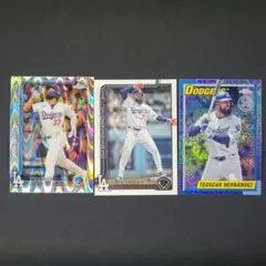 Teoscar Hernandez 2025 Topps Chrome 3枚