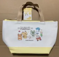 ポケモン　ランチバッグ　(ミニトート+保冷ポーチ)お弁当入 2way 保冷バッグ