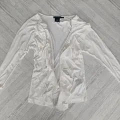 Ralph Lauren ホワイト カーディガン Mサイズ