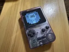 ゲームボーイポケットクリアパープル 本体★IPS液晶交換済み★