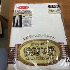 GUNZE KZ3002 長ズボン下 M ホワイト
