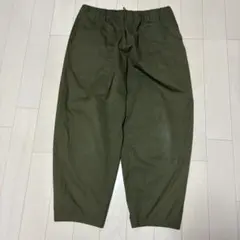 【大人気】 GU パラシュートパンツ　ナイロンイージーパンツ　カーキ　XL
