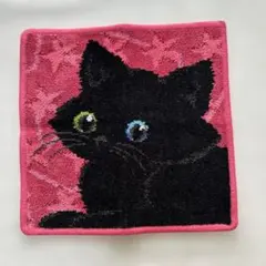 FEELER 黒猫デザイン ハンカチ