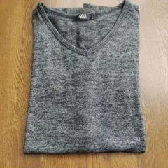 最終値下げ！AZUL ダークグレー Vネック Tシャツ Lサイズ