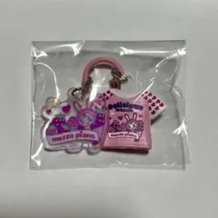 Mezzo Piano Tシャツめじるしチャーム　A.ピンク×ハート柄