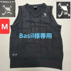 OAKLEY Vネックベスト M　ブラック　男女
