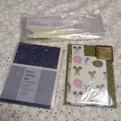 新品☆ミニレター☆シール☆MARKS☆マークス☆チア☆クマ☆星座☆レターセット