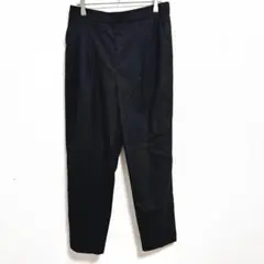 グローバルワーク ウツクシルエット テーパード パンツ【XL】大きいサイズ 黒