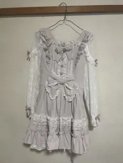 LIZLISA ティアラリボンティアード ワンピース