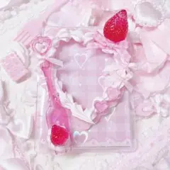 ホイップデコ トレカケース 量産型 平成女児 ピンク いちご
