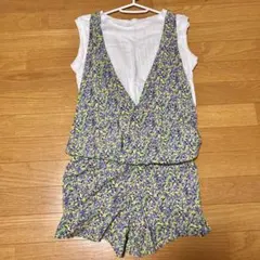 【美品】ROPE' PICNIC ロペピクニック　サロペット　ショートパンツ