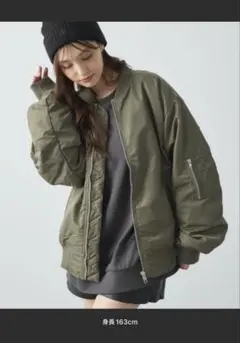 オリーブ MA-1ジャケット　INGNI