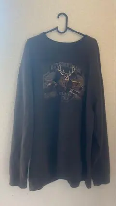 Cortland & Barrow 鹿グラフィック トレーナー L