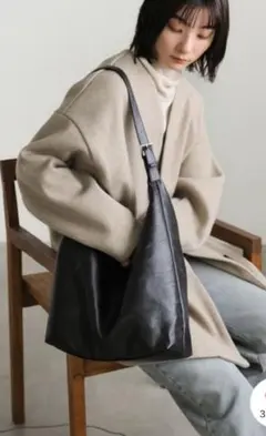 セレクトモカ ワンハンドルベルトショルダーバッグ ブラック