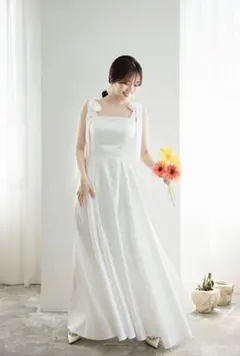 前撮り用　ウェディングドレス　※着画あり