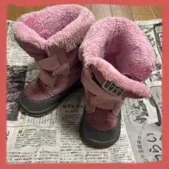 子供靴 イフミー スノーブーツ 冬靴 雪 ピンク 16cm 女の子のサムネイル