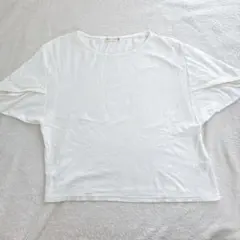 ドゥ・セー 半袖 Tシャツ ホワイト F 綿100% シンプル 春夏 a68のサムネイル