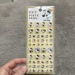 カットピースシール　ハローキティ　タイルシール　サンリオ