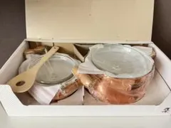 PASTEL COPPER カレー・煮込み鍋セット　銅製鍋　ガラス蓋付 PASTEL COPPER カレー・煮込み鍋セット 銅製鍋 ガラス蓋付 - メルカリ