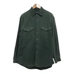 90s LANDS'END ランズエンド　ビンテージ長袖フランネルシャツ　M