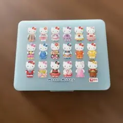 希少　ハローキティ　ナースキティ　２段引出し　収納BOX 1999年　ブルー 新品 サンリオ ハローキティ 2段 収納 ボックス ピンク 衣装
