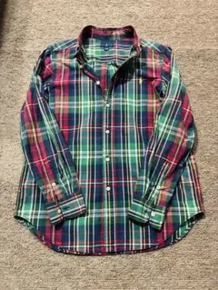 ラルフローレンRalph Lauren チェック柄長袖シャツ L (14-16)