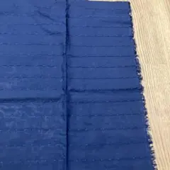 ネイビー コットン生地