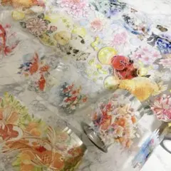【切売セット】鯉 金魚 和風 海外マステ petテープ a