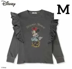 新品◇ディズニー サニーハウス ミニー 古着風 フリルトレーナー M