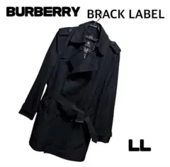 BURBERRY BRACK LABEL トレンチコート ブラック LL