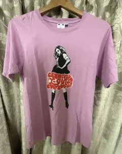 X-girl×HystericGlamour Tシャツ ピンク 紫