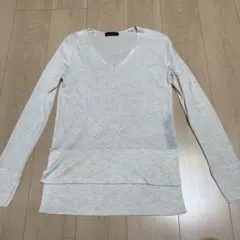 ZARA ザラ Vネック 長袖 ニット ベージュ