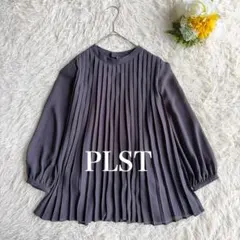 ちーくぱっち 様専用⭐︎PLST プラステ シフォンプリーツブラウス 長袖