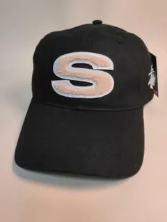 Stussy Sロゴ ベースボールキャップ ブラックのサムネイル
