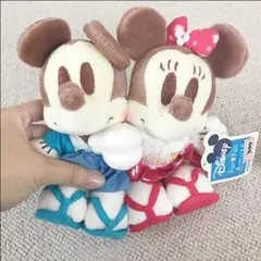 ミッキーミニー ぬいぐるみ 着物 新年 かわいい