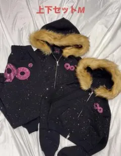 9090girl OG Logo Glitter セットアップ上下