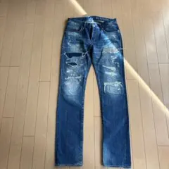 希少】ア ベイシング エイプ TYPE2 ダメージデニムパンツ Sサイズ 