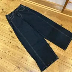 ワイドデニムパンツ デニム