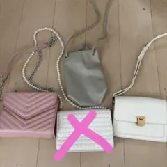 バッグセット ピンク ホワイト まとめ売り