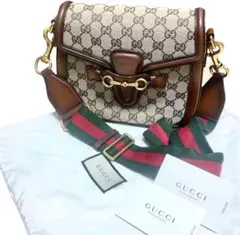 本日限定！GW限定価格☆GUCCI ホースビット GGキャンバス ヴィンテージ